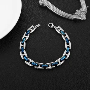 Paperclip Bracelet, stainless steel, silver, another view
