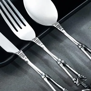 Skull Dinner Flatware Set, stainless steel, another view