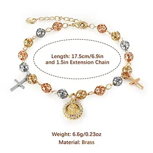 Virgin Mary Cross Rosary, another view