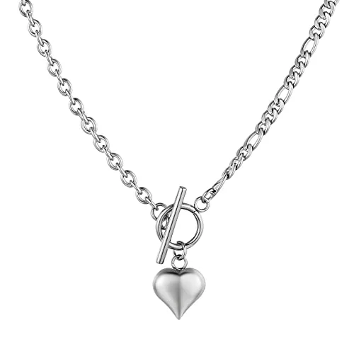 Dog Tag, stainless steel, Cuban chain