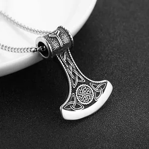Celtic Knot Pendant, stainless steel, another view