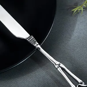 Skull Dinner Flatware Set, stainless steel, another view