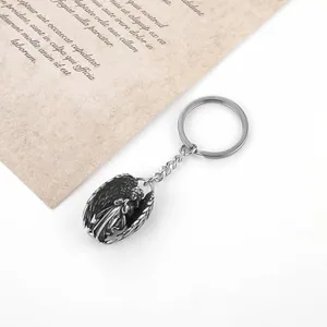 Universal Duty Key Keychain, stainless steel, another view