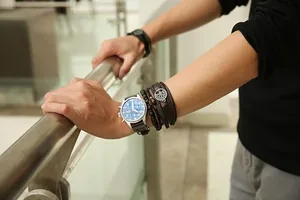 Tree Of Life Bracelet, leather, another view