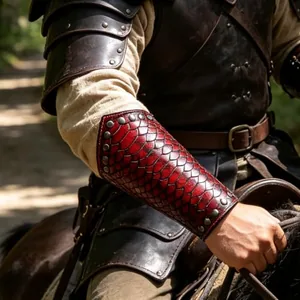 Archery Arm Bracers, leather, another view