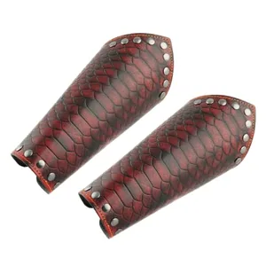 Archery Arm Bracers, leather, another view