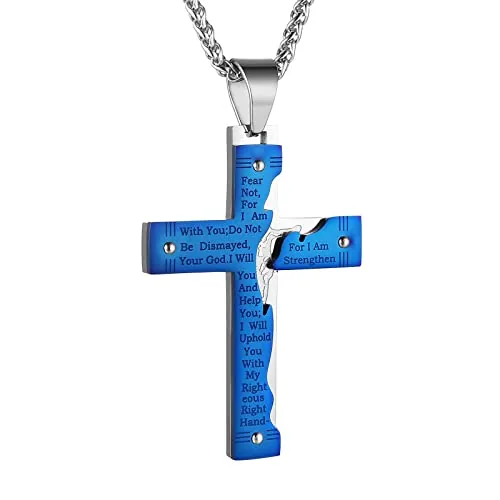 Lord's Prayer Pendant, stainless steel