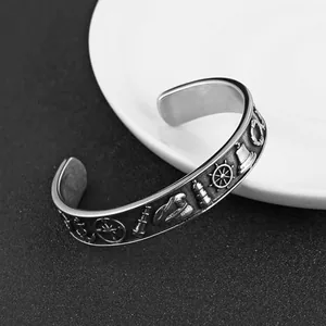 Nautical Bangle, stainless steel, 11 mm, another view
