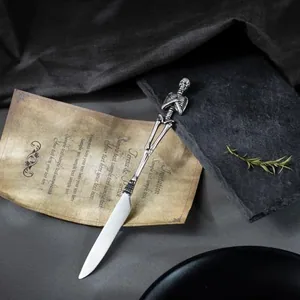 Skull Dinner Flatware Set, stainless steel, another view