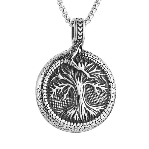 Tree Of Life Pendant, stainless steel