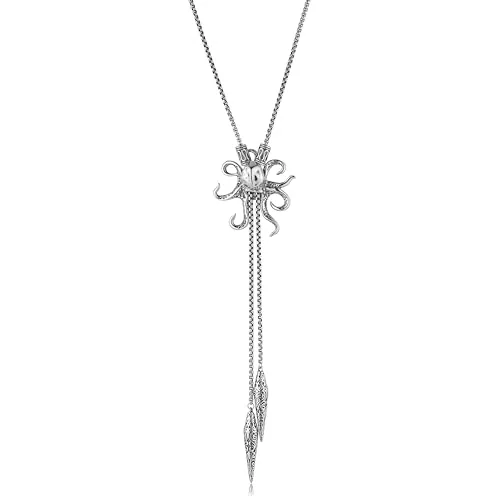 Witcher Octopus Pendant, stainless steel