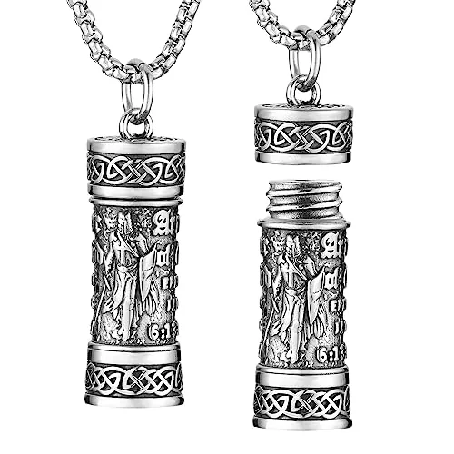 Knights Templar Cremation Pendant, stainless steel