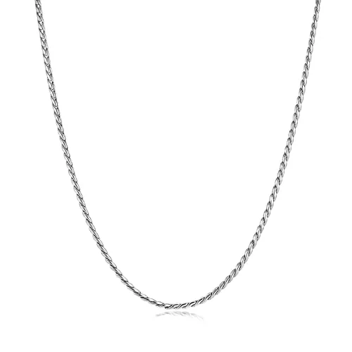 Everyday Wear Chain, stainless steel, Cuban link, 24 in, 3.5 mm