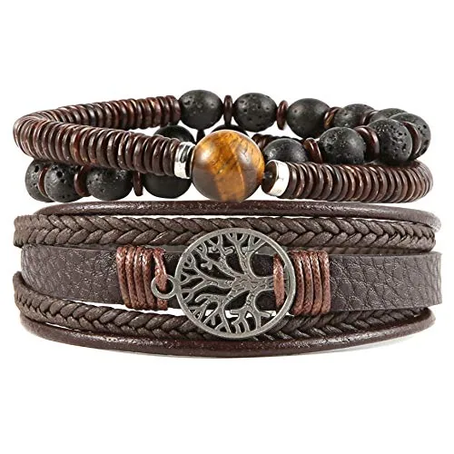 Tree Of Life Bracelet, leather