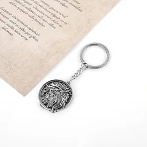 Universal Duty Key Keychain, stainless steel, another view