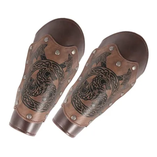 Archery Arm Bracers, leather