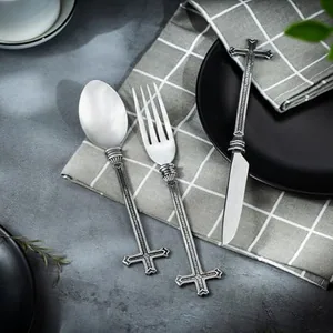 Cross Flatware Set, stainless steel, another view