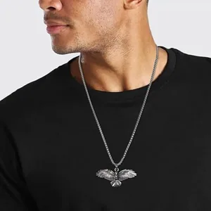 Eagle Pendant, stainless steel, another view