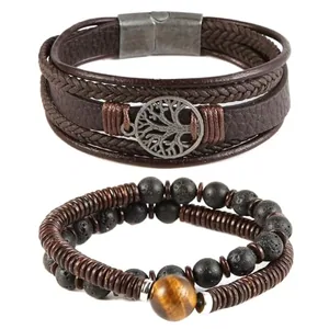 Tree Of Life Bracelet, leather, another view