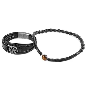 Tree Of Life Bracelet, leather, another view